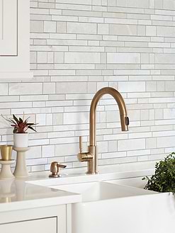 Beige Marble Backsplash Tile BA1095