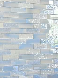 Cloud Blue Textured Glass Subway Tile BA5560 5