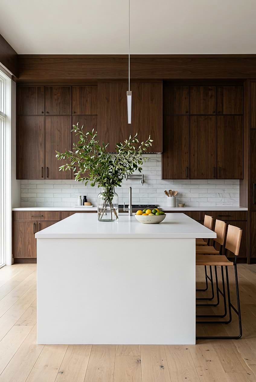 Large White Marble Subway Backsplash Tile BA8035