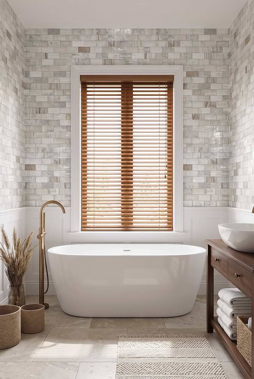 Opal Beige Artisan Bathroom Tile BA7015