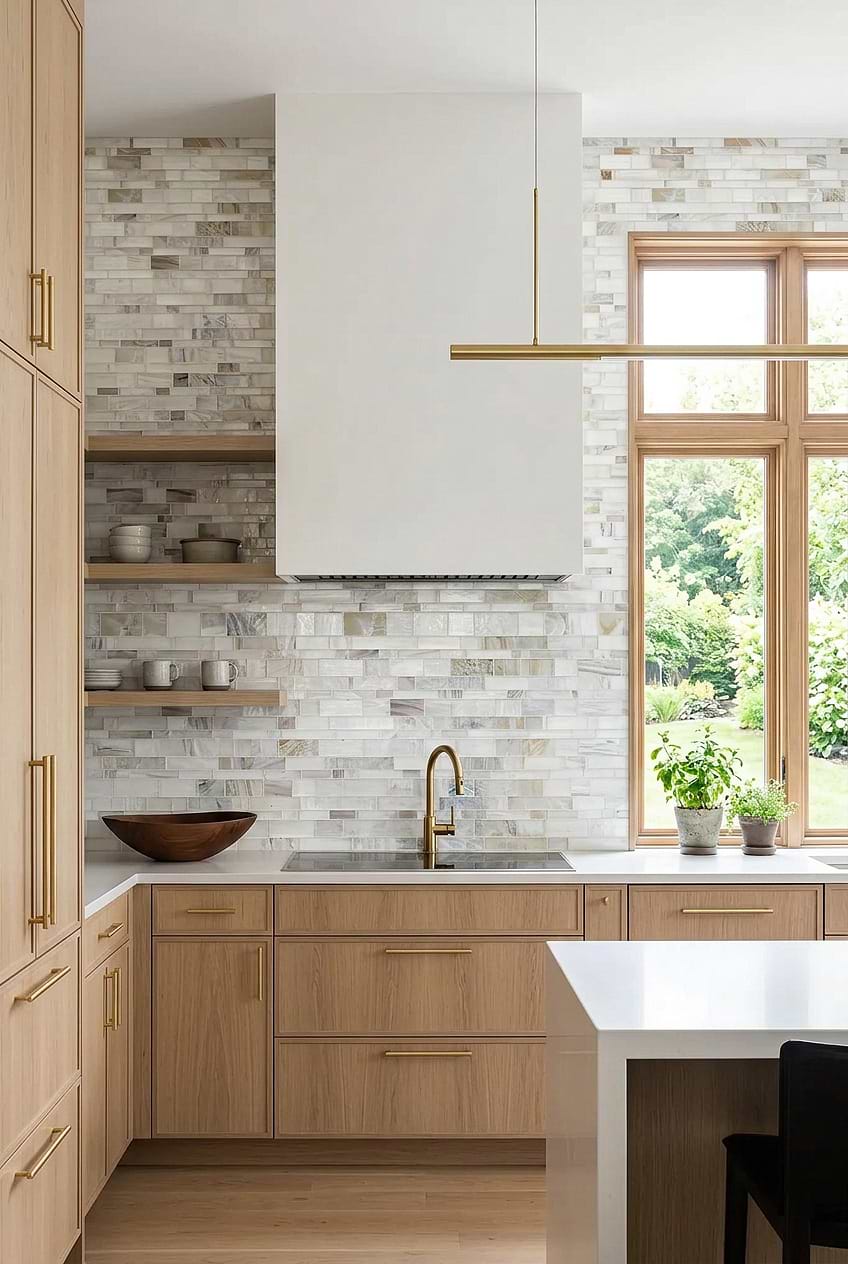 Opal Beige Glass Subway Modern Tile BA7015 Opal Beige Glass Subway Modern Tile BA7015