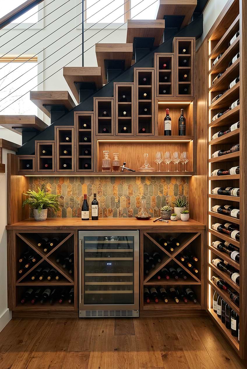 Rustic Slate Picket Wine Cellar Tile BA1066 Rustic Slate Picket Wine Cellar Tile BA1066