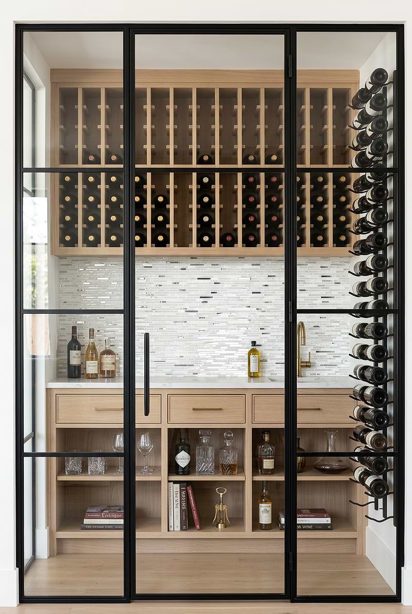 White Glass Quartz Wine Cellar Mosaic BA62038 White Glass Quartz Wine Cellar Mosaic BA62038