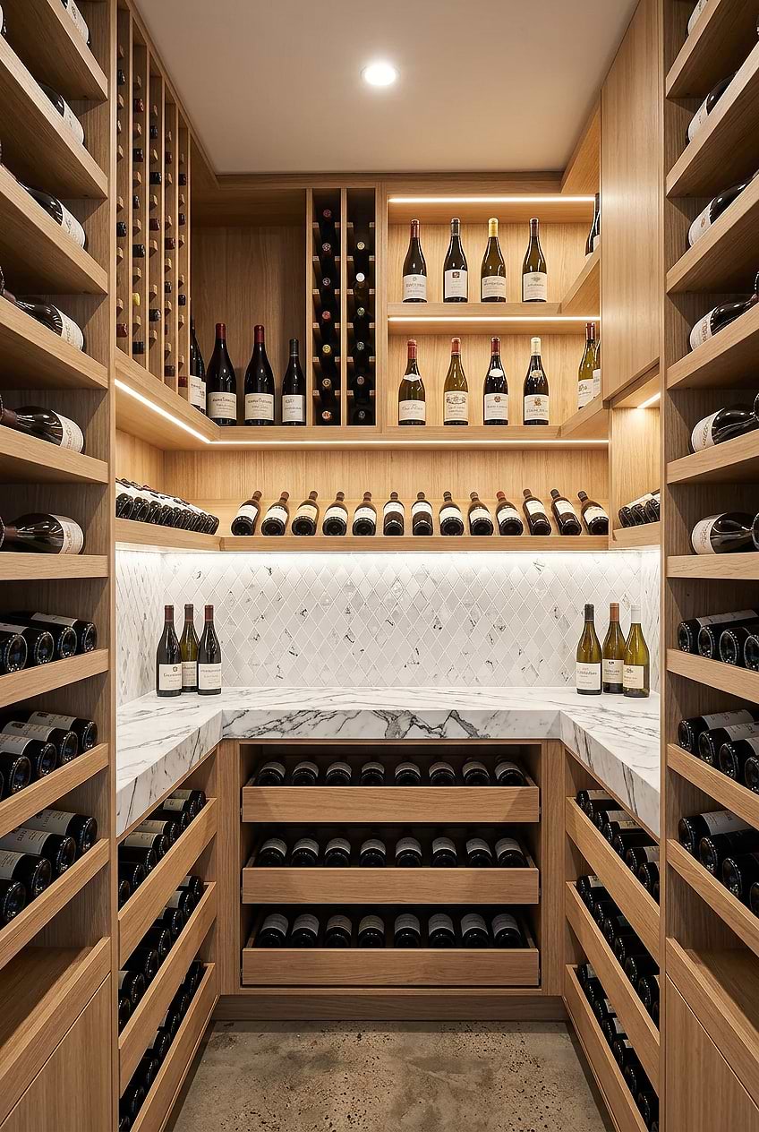 White Rhomboid Glass Small Wine Cellar BA5502 White Rhomboid Glass Small Wine Cellar BA5502
