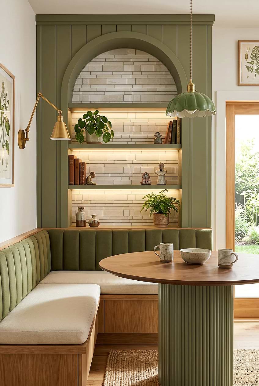 Beige Marble Subway Breakfast Nook Tile BA1095 Beige Marble Subway Breakfast Nook Tile BA1095