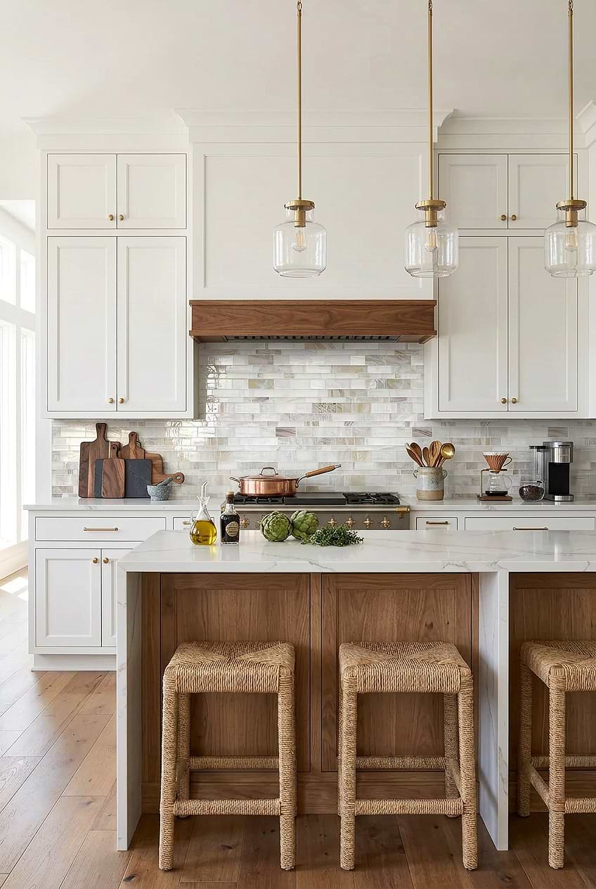Opal Beige Glass Range Backsplash BA7015