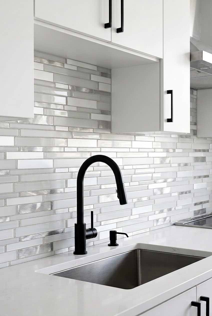 White Marble Glass Metal Mosaic Tile BA62032 blog White Marble Glass Metal Mosaic Tile BA62032