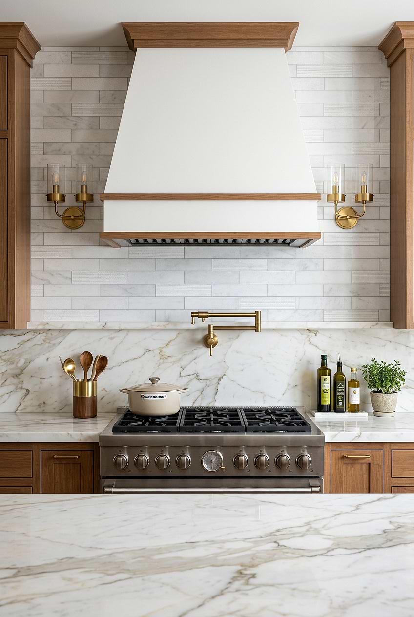 White Marble Subway Tile Calacatta Gold Marble Backsplash Cabinets BA8035 White Marble Subway Tile Calacatta Gold Marble Backsplash Cabinets BA8035