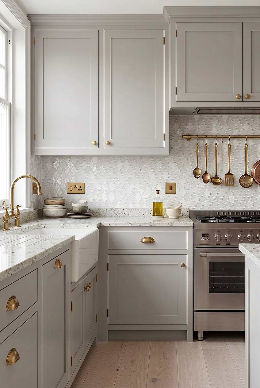 White Shell Marble Rhomboid Kitchen Tile BA62046 White Shell Marble Rhomboid Kitchen Tile BA62046