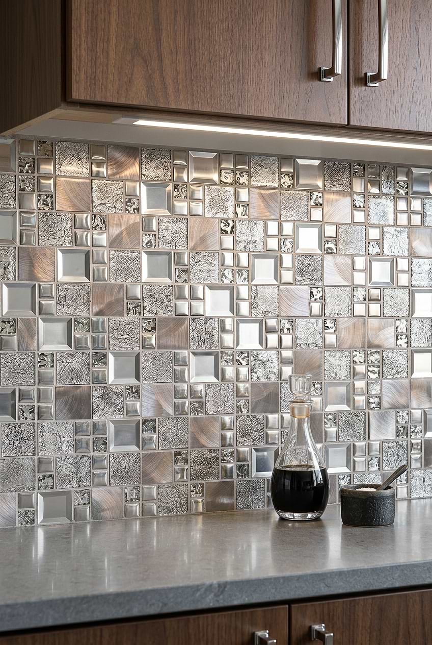 Gray Copper Glass Metal Square Mosaic Tile BA62010 blog Gray Copper Glass Metal Square Mosaic Tile BA62010
