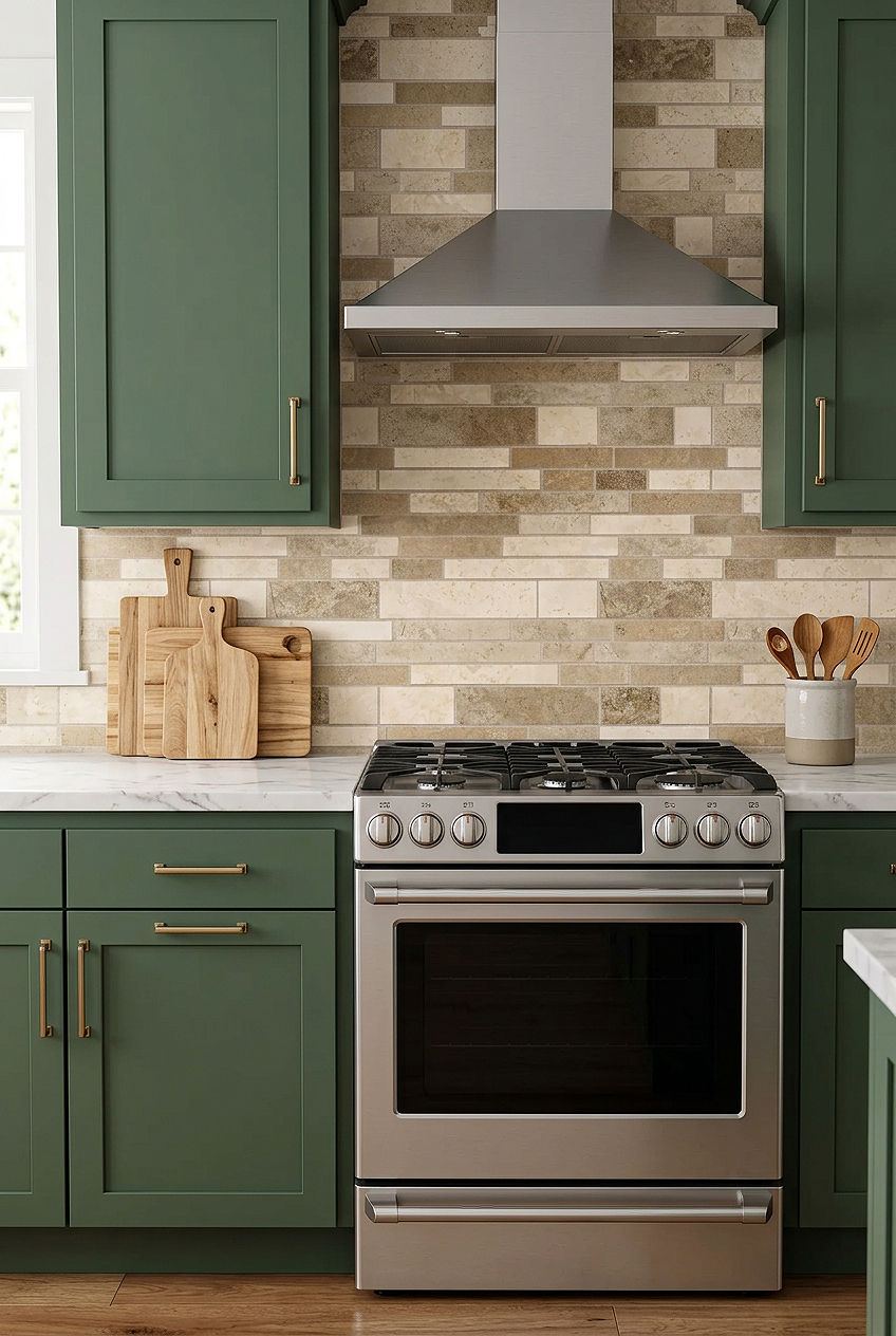 Ivory Travertine Backsplash Tile Kitchen BA1024 Ivory Travertine Backsplash Tile Kitchen BA1024