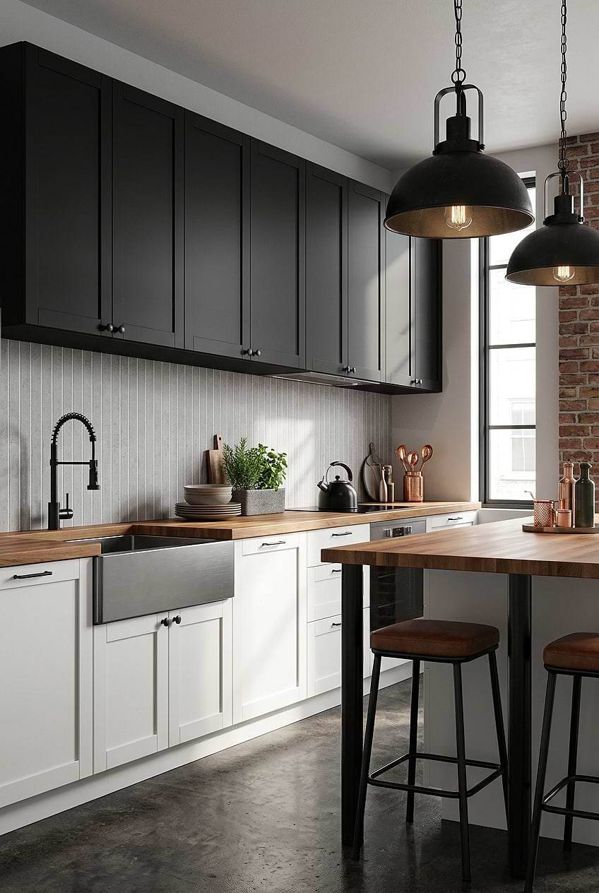 Long Gray Porcelain Mosaic Backsplash BA4503