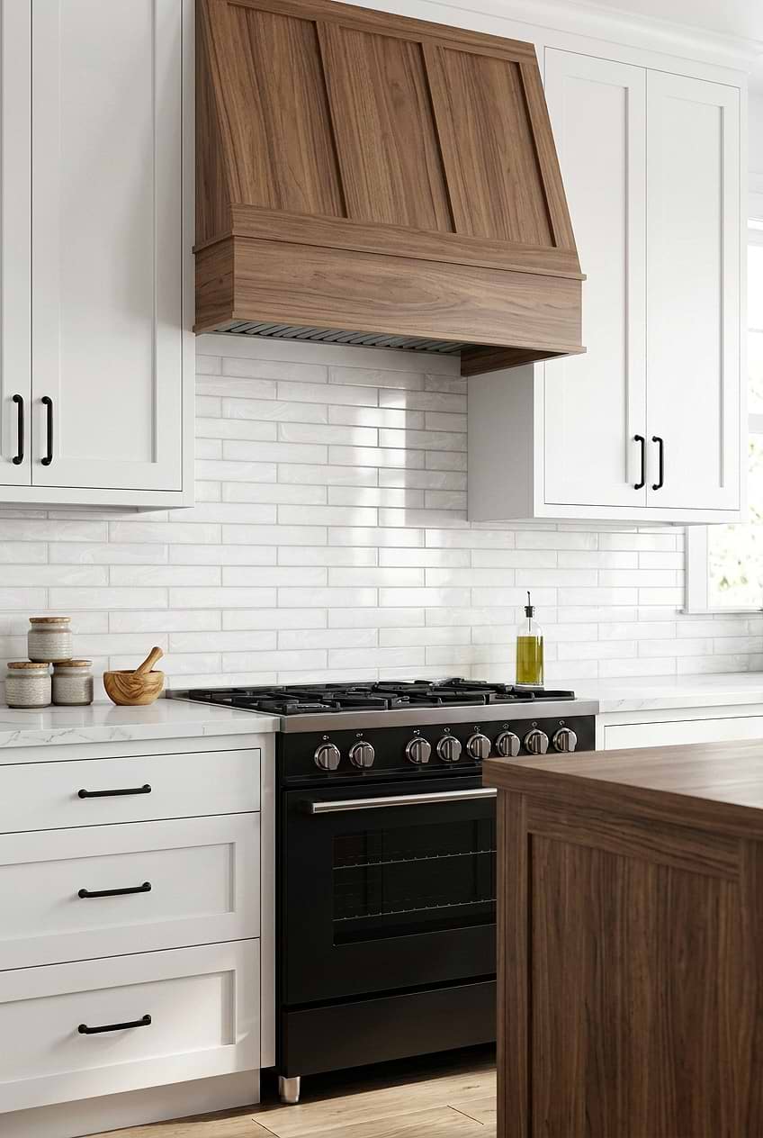 Milky White Glass Subway Tile Backsplash for White Countertops BA6707