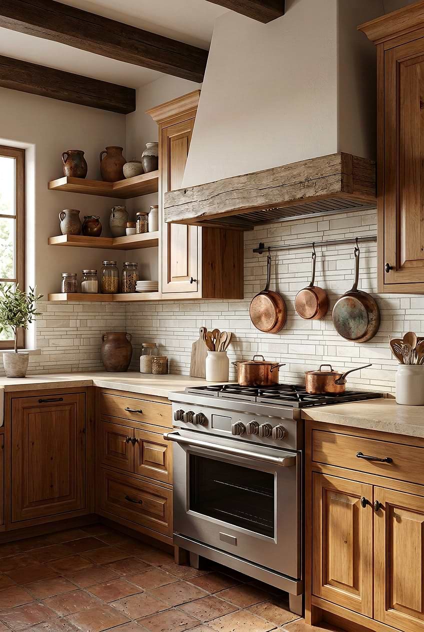 Rustic Beige Marble Subway Kitchen Backsplash Tile BA1095