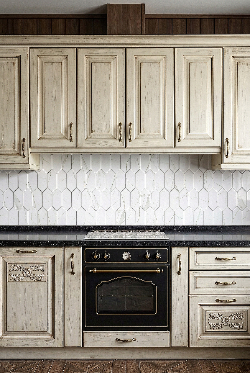 White Calacatta Glass Picket Mosaic Backsplash BA6702 White Calacatta Glass Picket Mosaic Backsplash BA6702