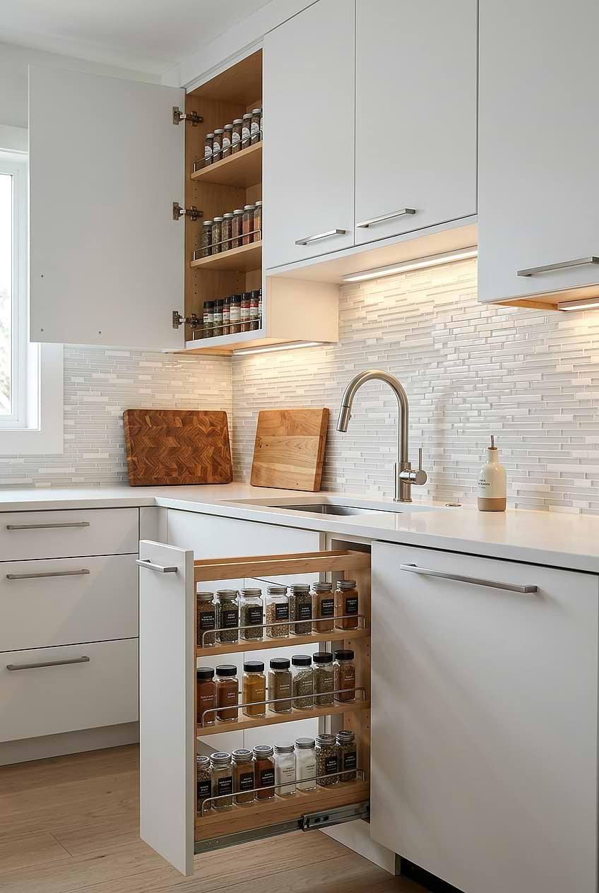 White Marble Glass Linear Mosaic Kitchen Backsplash BA1012
