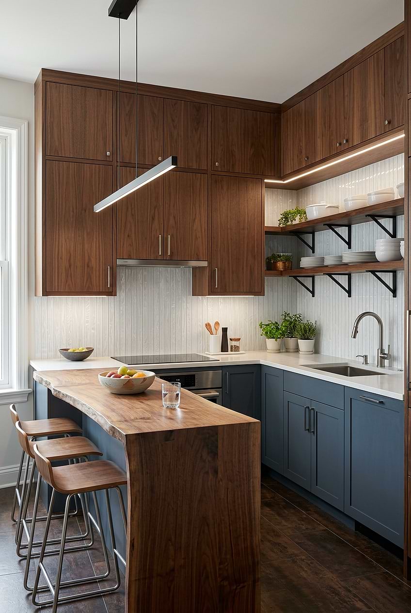 White Shell Glass Kitchen Backsplash BA8023