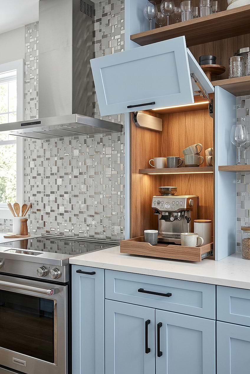White Silver Glass Metal Mosaic Backsplash Tile BA1138