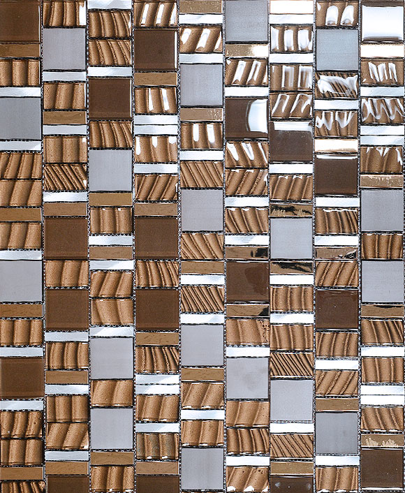 BA1133-Brown Glass Gold Metal Backsplash Tile from stg-backsplashcom-test.kinsta.cloud