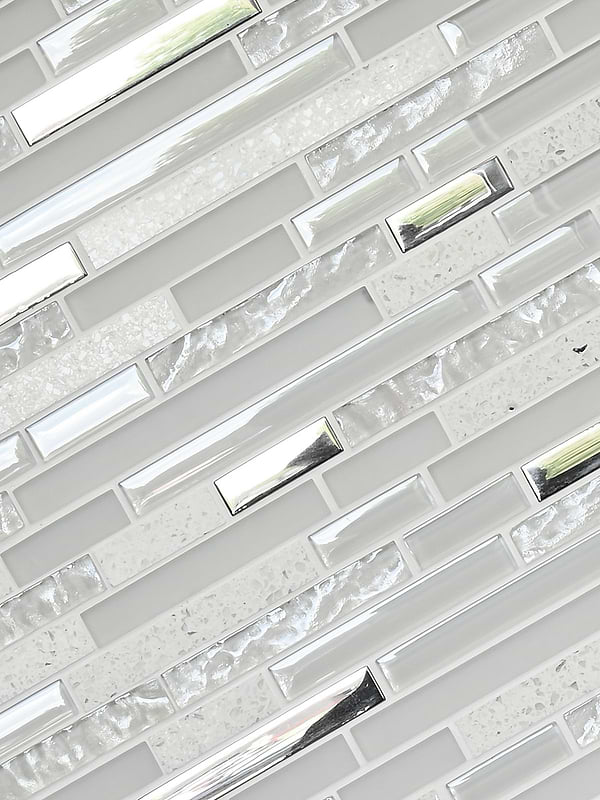 modern white glass quartz backsplash tile BA62038 1