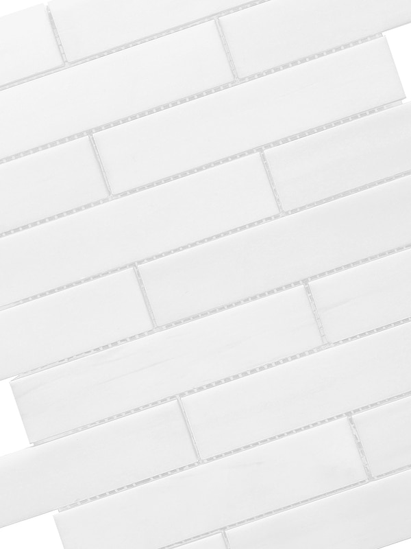Modern White Subway Marble Backsplash Mosaic Tile BA6306 6