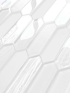 Glass Pearl Picket Backsplash Tile BA6701 4