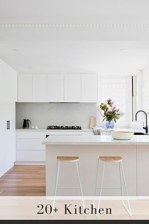 White Quartz Backsplash And Countertop