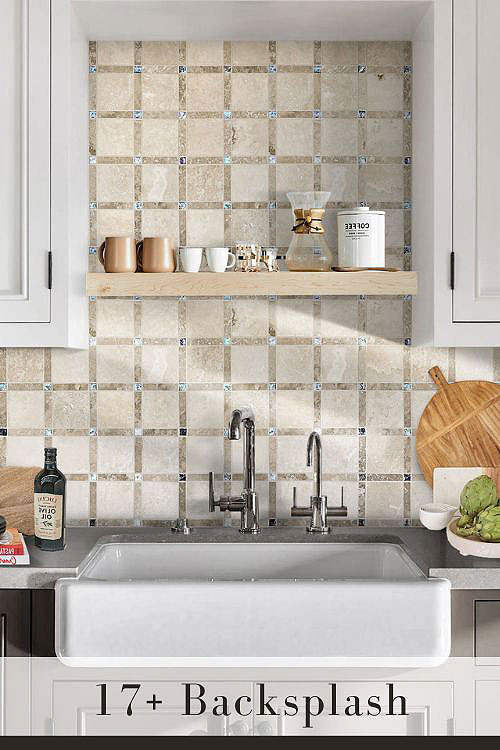 Beige Backsplash Tiles