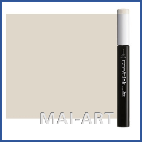 דיו מילוי לקופיק COPIC INK WARM GRAY W-1