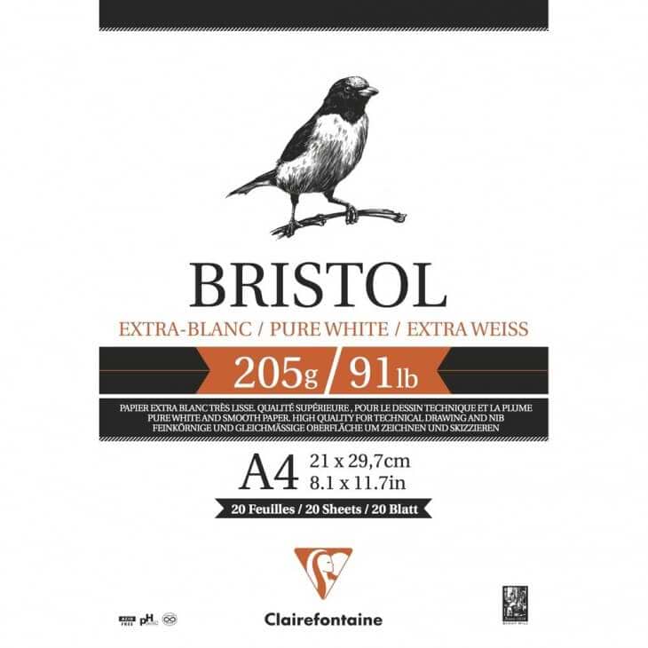 בלוק BRISTOL 205G A4