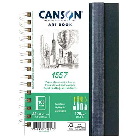 סקטץ בוק CANSON ART BOOK 1557 DESSIN A5 ספירלה