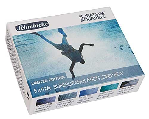 סט צבעי מים SUPER GRANULATION DEEP SEA 5X5ML