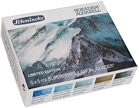 סט צבעי מים SUPER GRANULATION GLACIER 5X5ML