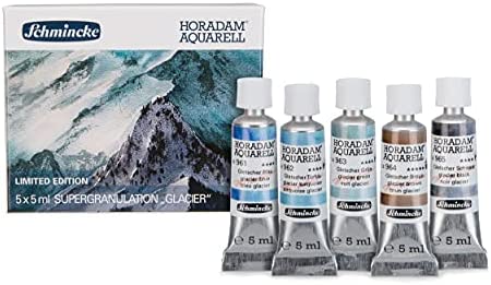 סט צבעי מים SUPER GRANULATION GLACIER 5X5ML