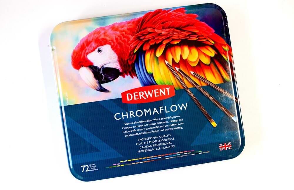 מארז 72 עפרונות CHROMAFLOW מבית DERWENT