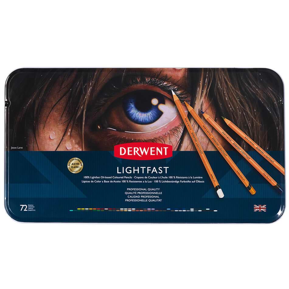 סט 72 עפרונות LIGHTFAST מבית דרווינט אנגליה