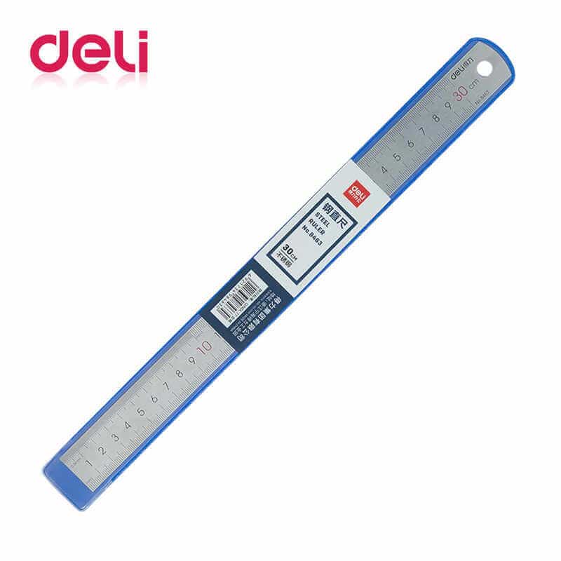 סרגל מתכת 30 ס"מ DELI 