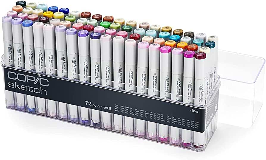 מארז קופיק סקטץ 72 דגם COPIC SKETCH E