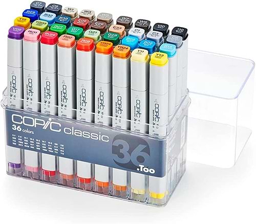 מארז 36 קופיק קלאסיק COPIC CLASSIC