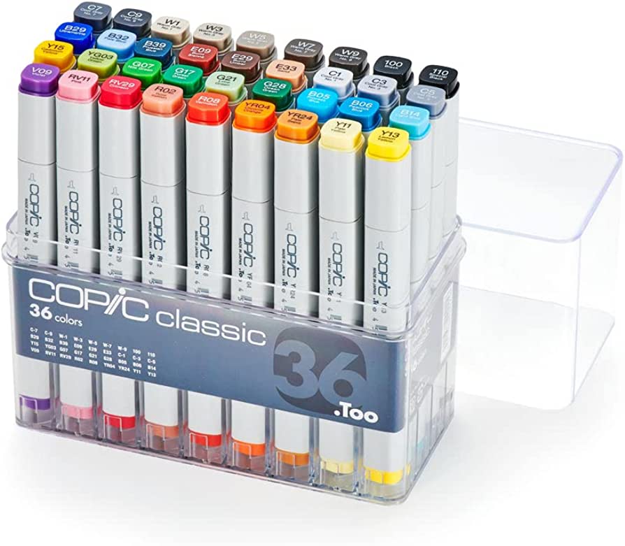 מארז 36 קופיק קלאסיק COPIC CLASSIC