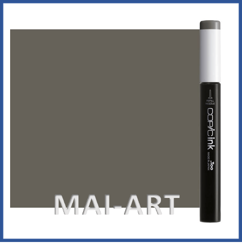 דיו מילוי לקופיק COPIC INK warm gray W-8