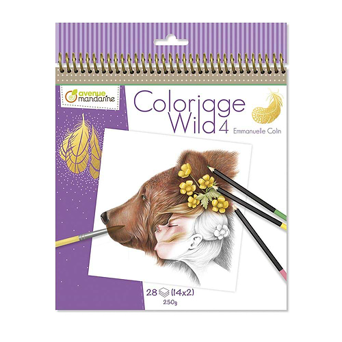 חוברת צביעה עמנואל COLOR AGE WILD 4