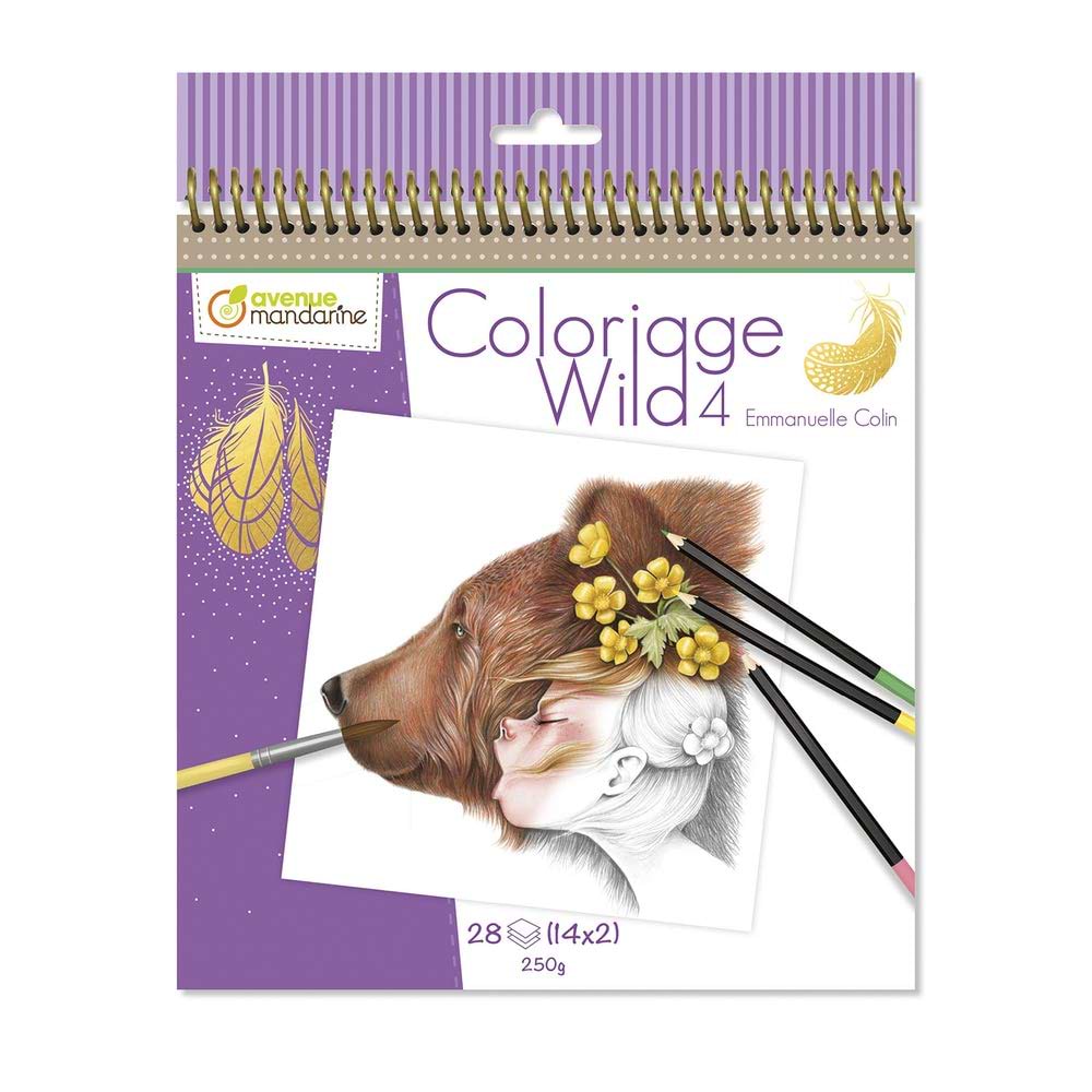 חוברת צביעה עמנואל COLOR AGE WILD 4