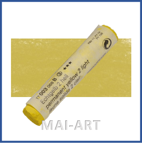 פסטל שמינקה עבודת יד SCHMINCKE PERMANENT YELLOW 2 LIGHT B 003