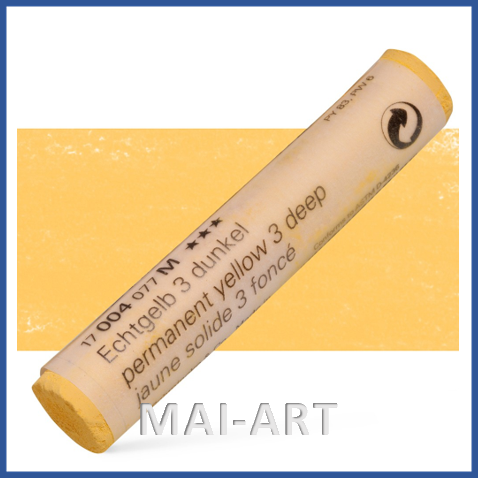 פסטל שמינקה עבודת יד SCHMINCKE PERMANENT YELLOW 3 DEEP M 004