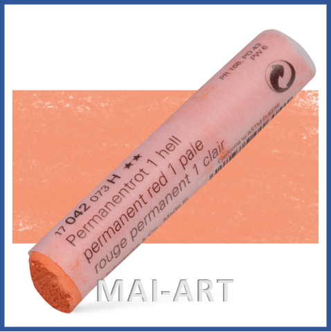פסטל שמינקה עבודת יד  SCHMINCKE PERMANENT RED 1 PALE D 042