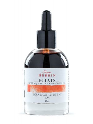 דיו לציור HERBIN Éclats fine art ink-Indian orange 50ml