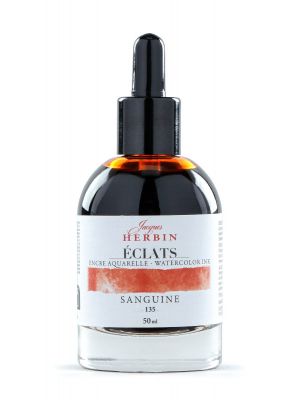 דיו לציור HERBIN Éclats fine art ink-Blood orange 50ml