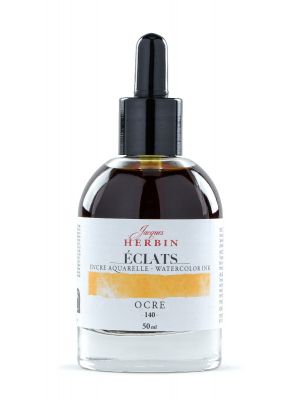 דיו לציור HERBIN Éclats fine art ink-Ochre 50ml