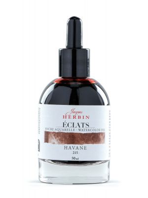 דיו לציור HERBIN Éclats fine art ink-Havana 50ml